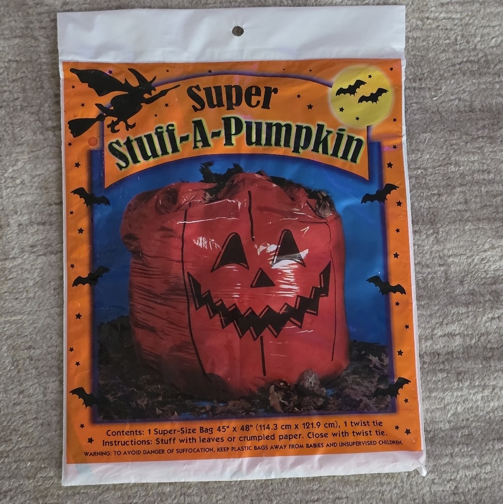 Vintage Stuff A Pumpkin Bag